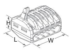 Splicing LED Equivalent Wago Electrical Connectors Quick Connect Wire Connectors Terminals