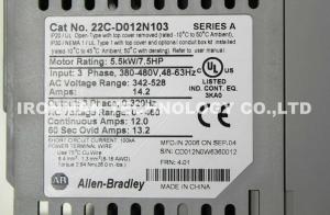 Wholesale 22C-D072A103 Allen Bradley Powerflex Powerflex 400 50HP Series A 480V from china suppliers