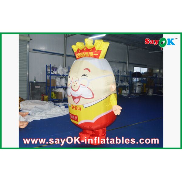 Advertising Inflatable Cartoon Characters Custom Logo 5m Tall Decorations
