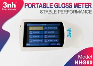 China NHG60 Portable Gloss Meter 60 Degree , Aluminum plate Template Gloss Meter With 3.5 Inch Touch Screen on sale