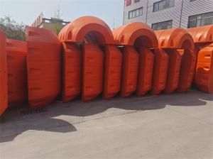 Wholesale Orange Polyethylene Dredge Pipeline Floats Ultimate Solution For Durability from china suppliers