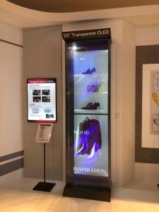 Seamless OLED Computer Screen , Floor Stand OLED Touch Screen Monitor