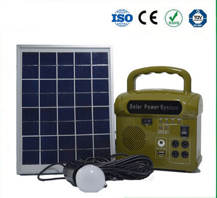 Mini stand alone solar lighting system green energy for home using lighting & charging