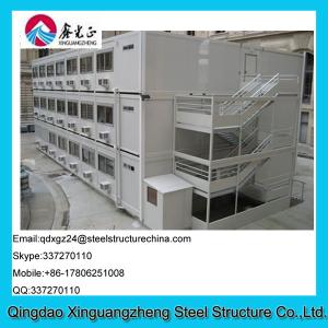 China Steel structure frame economic container shopping center on sale