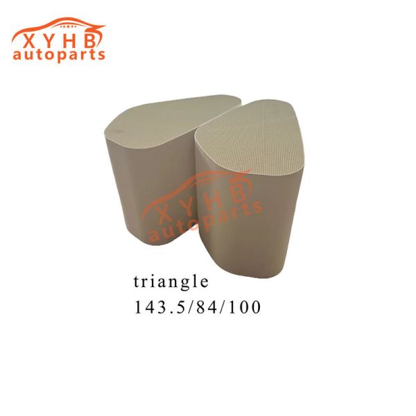 Ceramic Carrier High Quality Audi Triangle Three-Way Catalytic Filter Element Euro 1-5 Model: 143.5*84*100