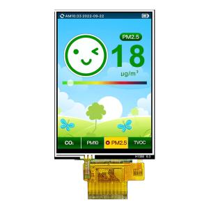 Wholesale Practical 3.3V 3.5&quot; TFT LCD Module , 45PIN Capacitive LCD Display TFT-H035A5HVTST2R45 from china suppliers