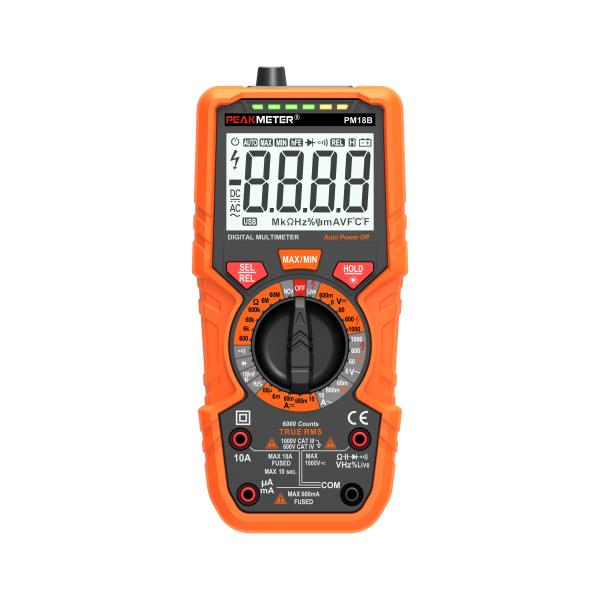 Quality True-RMS Digital Multimeter Electric Voltmeter MAX MIN REL Measurement Handheld Professional Meter for sale