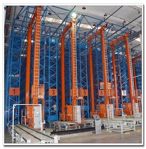 Quality High Density Warehouse Automated Racking Systems Asrs Automatic Storage Retrieval for sale