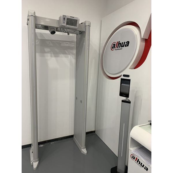 Dahua DHI-ISC-D718-T thermal camera Temperature Monitoring Walk-through Metal Detector