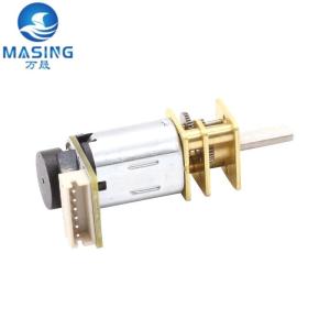 China Dc Gear Motor With Encoder 12ppr 24ppr N20 Electric Robot Brushed Motor Mini 12mm dc gear motor on sale