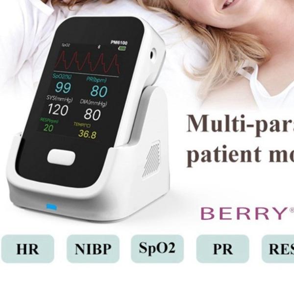 Multi Parameter Li Battery Patient Monitor with High Resolution Color LCD and