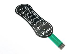 Wholesale Autotex F150 Polyester Micro Push Button Membrane Switch With Gold Plated Metal Domes from china suppliers