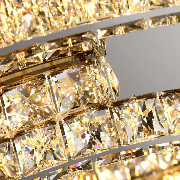 Luxury Crystal Ceiling Lamp Suitable for Living Room Bar Bedroom Ceiling Lamp(WH-CA-102)