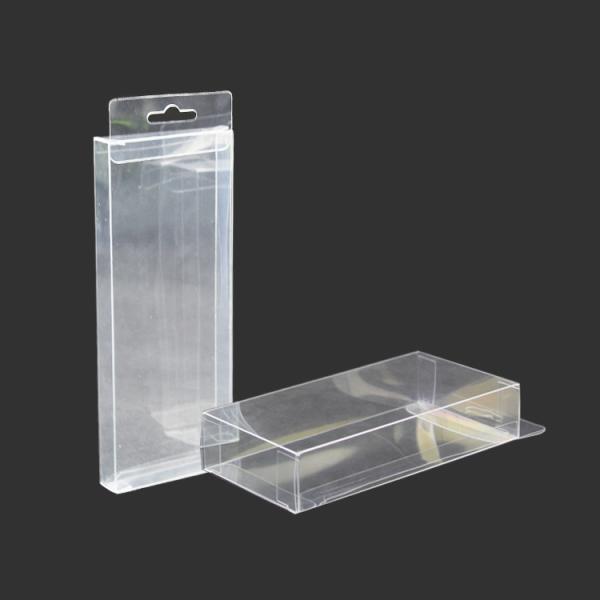 Quality Custom Made Rectangle Durable Clear Plastic Folding Boxes for sale