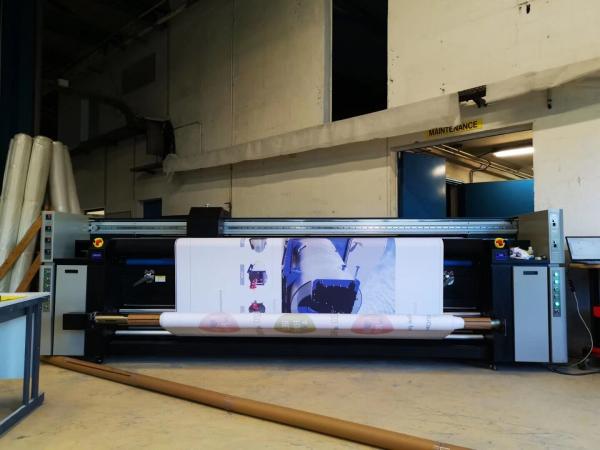 Quality Sublimation Flag Flex Banner Printing Machine Polyester Fabric Wide Format Printer for sale