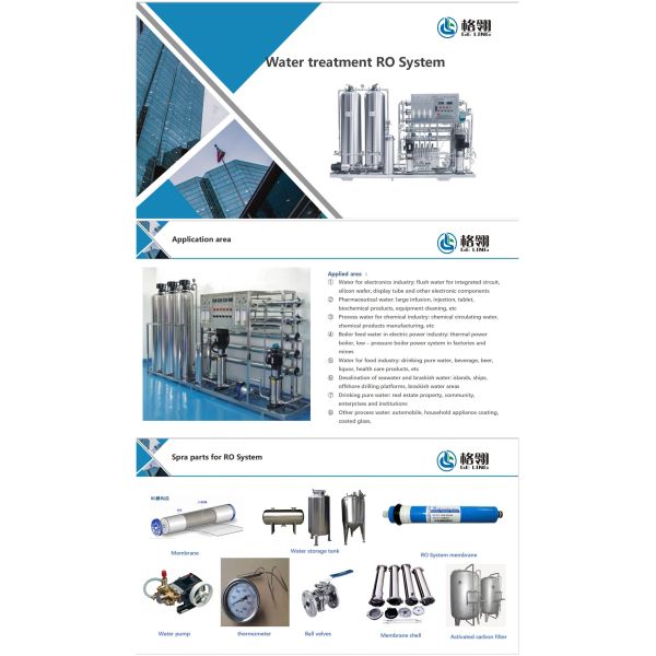 5000l/H Salt Water Desalination RO Ultrafiltration Membrane Nanofiltration Systems
