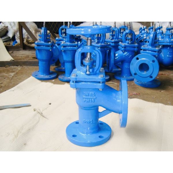 Dn200 Pn16 Cast Iron Globe Valves Flange Type Manual Operated Angel