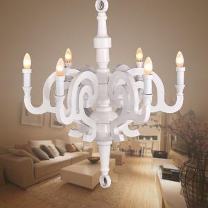 Wholesale White Chandelier Postmodern indoor lighting candle chandelier Paper Chandelier L Patchwork（WH-MI-109) from china suppliers