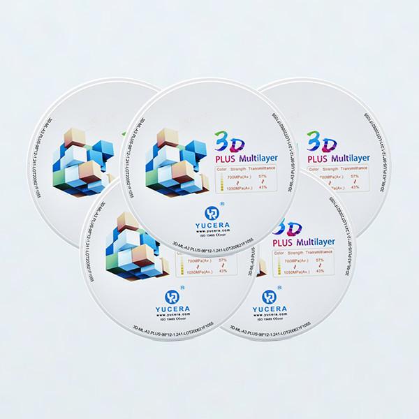 Quality 1050 Mpa Translucent Zirconia Blocks Dental Zirconia Cad Cam Blocks for sale