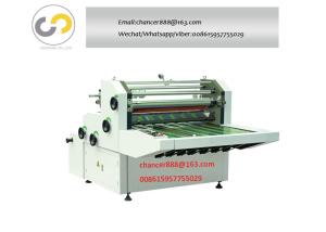 Wholesale 950mm Width Manual Water-based glue film laminating machine with counting device from china suppliers