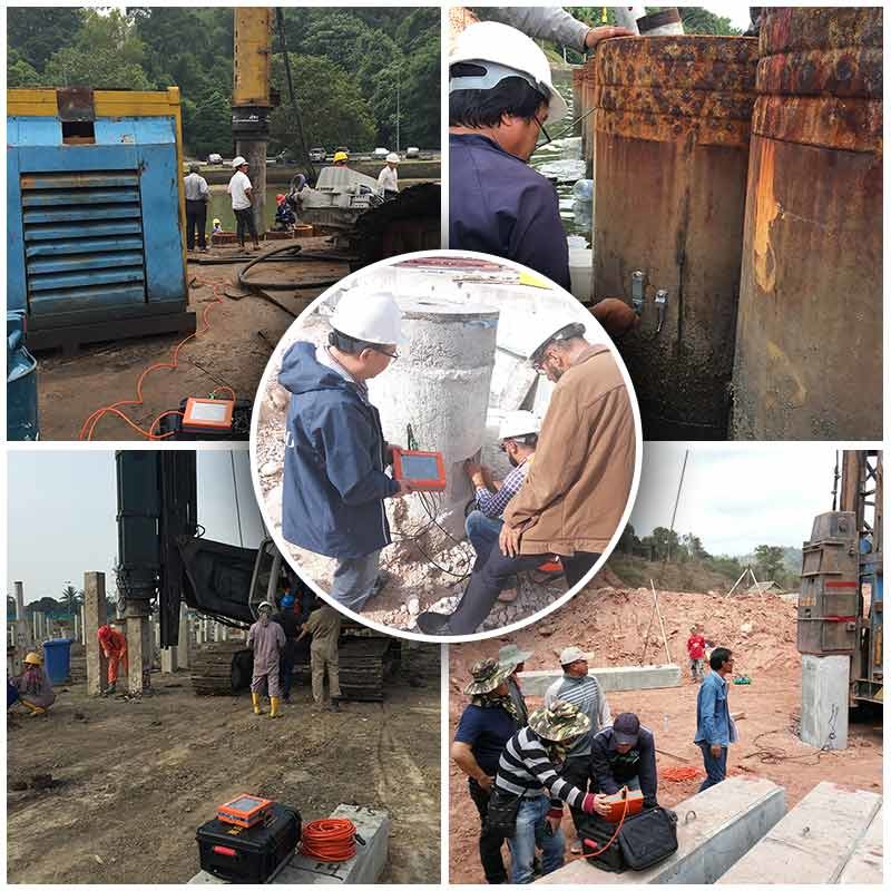 Astm D4945 Standard Pile Testing Equipment For Loading Capacity High Strain