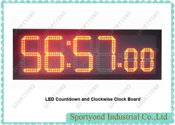Quality LED Countdown and Clockwise Clock for sale