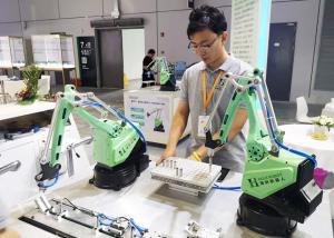Wholesale Industrial Hand Manipulator 4 Axis Loading And Unloading Robot Arm from china suppliers