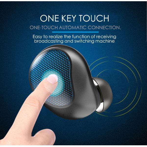 True Wireless Earbuds Bluetooth Earphone Fone De Ouvido Audifonos Sport Auriculares Handsfree Earphones Noise Canceling Ecouteur