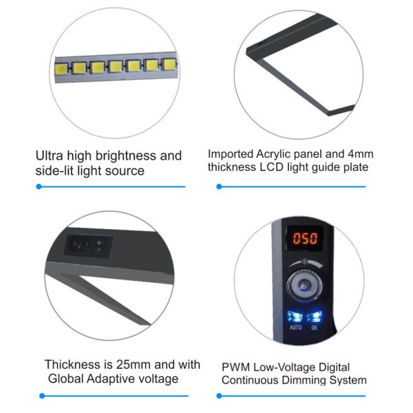 LED x-ray film viewerled medical film viewer