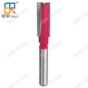 Wholesale BMR TOOLS Single Piece 2 Flute Straight Router Bit for Wood shaping with 8mm shank and 1/4&quot; shank from china suppliers