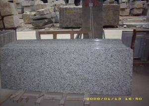 China Eased Edge White Granite Slab Countertops Granite Vanity Tops For Bathroom on sale