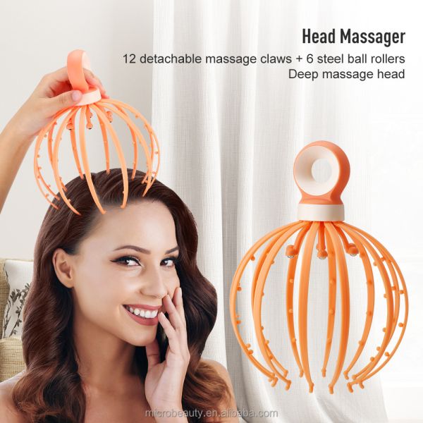 OEM Handheld Scalp Massage Machine Body Hair Massager Soothing Pressure Reducing