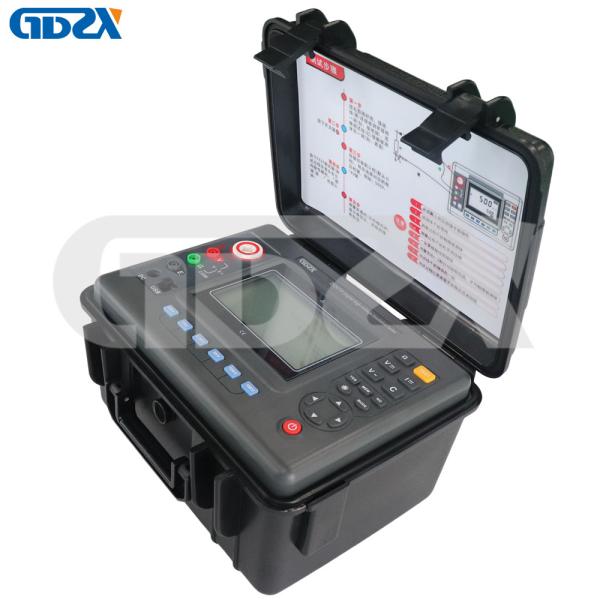 Quality ZX2677F Digital Megohmmeter LCD Screen Gray Backlight Display 12KV Output Voltage for sale
