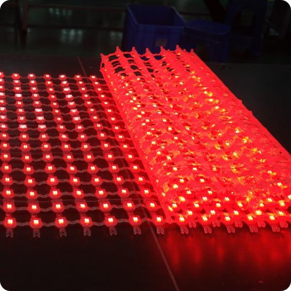 Quality P100 LED Grid Screen 50000 Hours Lifespan Outdoor Flexible Advertising Display for sale
