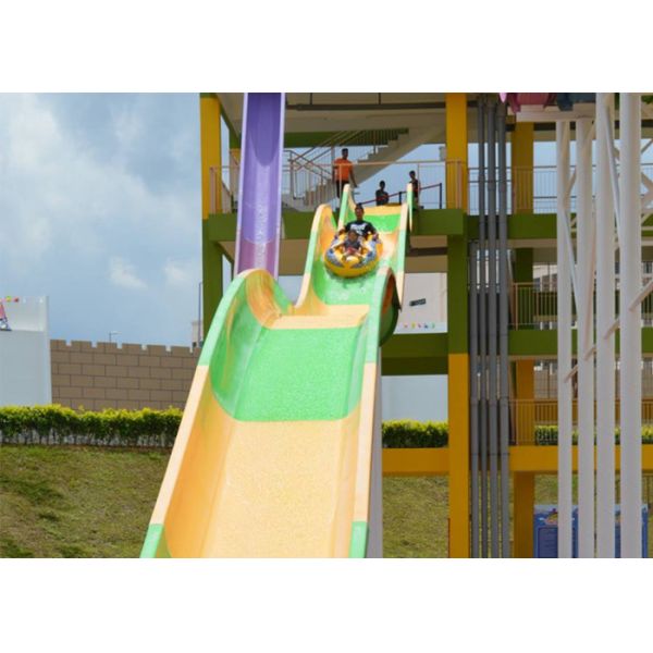 High Speed Water Slide , Aqua Park Swimming Pool Kids / Adult Body Water Slide