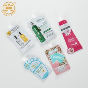 China Plastic Lined Paper Cosmetic Bag Aluminum Foil Pouch Packaging Lotion Sample Sachet on sale