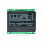 3.0 inch 128x64 Graphic LCD Display Module | ST7565R | SPI | Yellow-Green