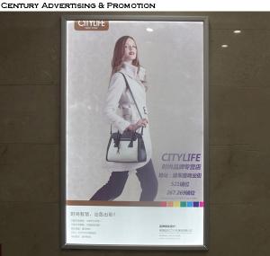 China Customised silver aluminum frame  snap led light box on sale