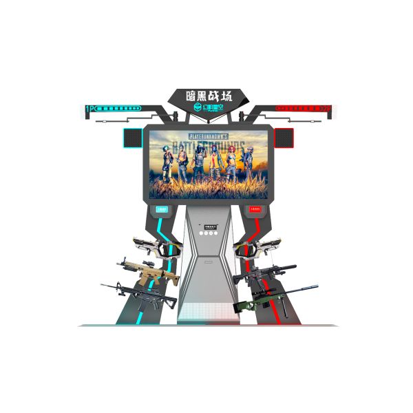 Arcade Gun Shoot Game 9D Virtual Reality Simulator For 2 Players
