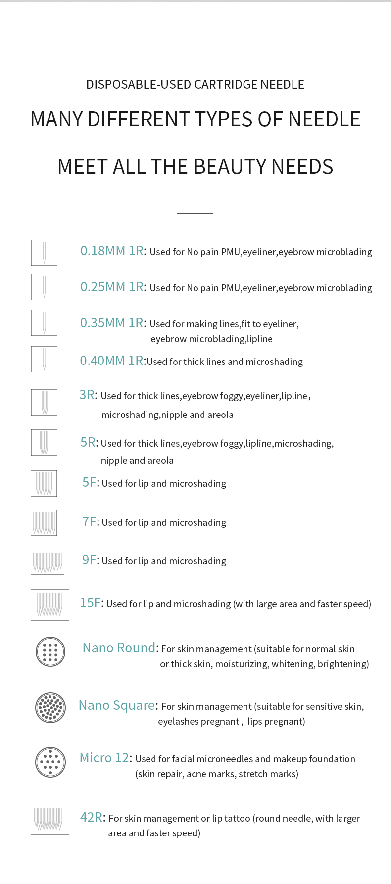 PMU Gold Microblading Permanent Makeup Machine Hollow Cup Motor