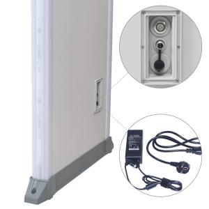 Touch Screen Archway Metal Detector Walk Through Gate Door Frame 48 Detecting Zones
