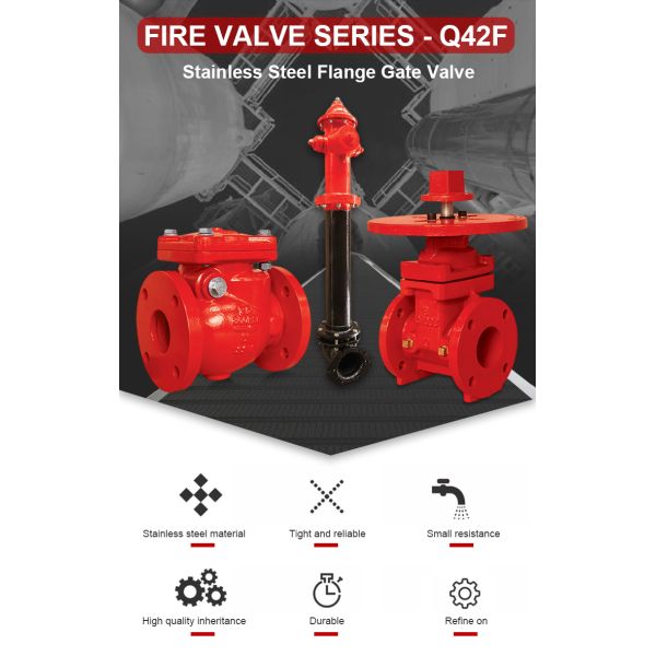 Ductile Iron DN65 Fire Fighting Valves 6 Inch Precision Casting