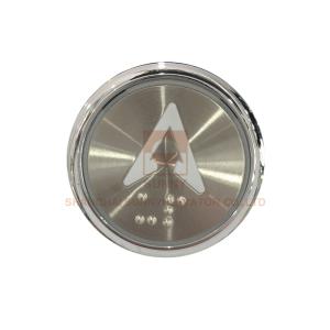Wholesale Round 42mm Elevator Push Button With EN81-70 / Lift Elevator Buttons from china suppliers