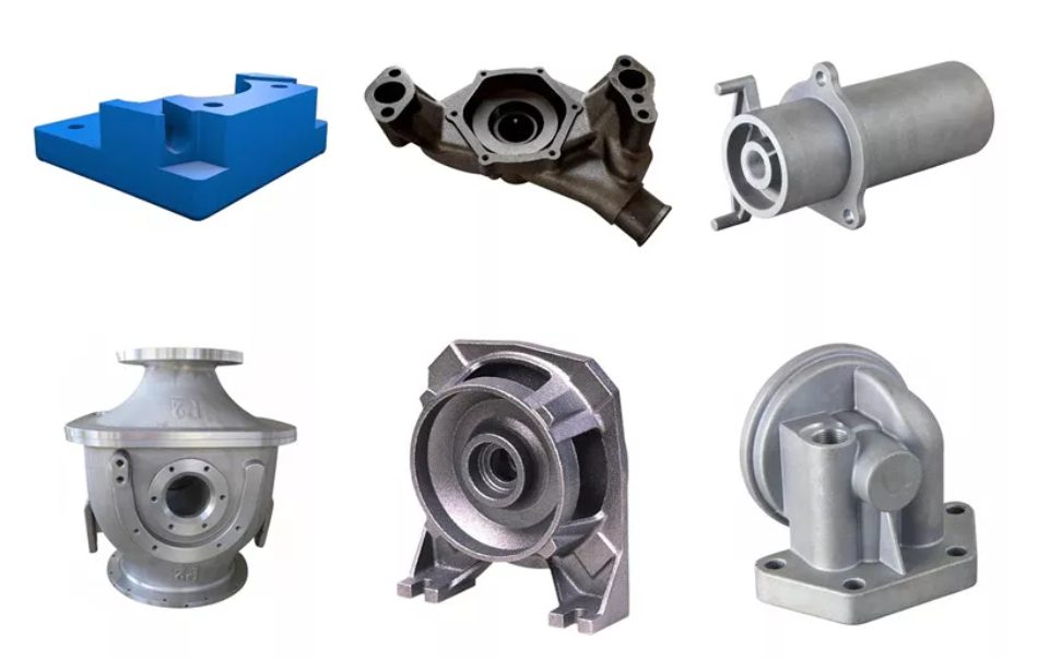 Cast Iron Engine Block Resin Green Sand Casting