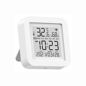 Wholesale DC5V 1A Tuya Wifi Temperature And Humidity Sensor Smart Alarm Sensor from china suppliers