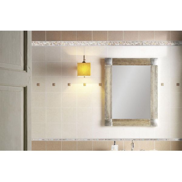 Anti Corrosion Listello Mosaic Accent Tile Backsplash Profile Decorative For Bathroom