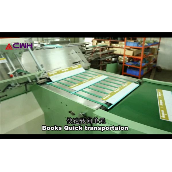 Fully Automatic Notebook Making Machine Cold Glue Taped Notebook Production Line