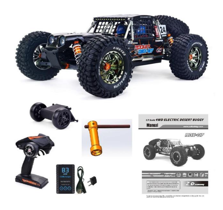 1/7 Scale 80KM/H Remote Control RC Car RC Racing Car High Speed