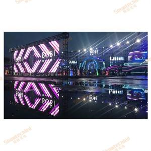 China Full Color Waterproof Outdoor Rental Transparent LED Mesh Display P10.41 on sale