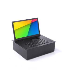 China Screen Motorized Flip Up Desk LCD Monitor Lift For Conference Room Table on sale